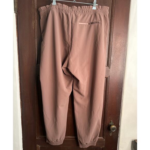 ATHLETA |  Metropolis Jogger Mineral Brown Piped Drawstring Waist | Size 16 - Picture 6 of 7